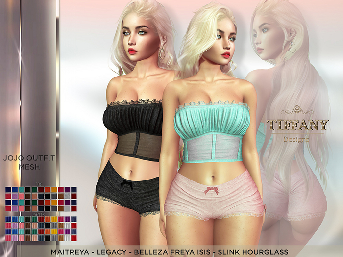 Second Life Marketplace TD Jojo Outfit {Mesh}